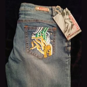 Women's/Misses Lachilotta Capri Blue Jeans Size 13